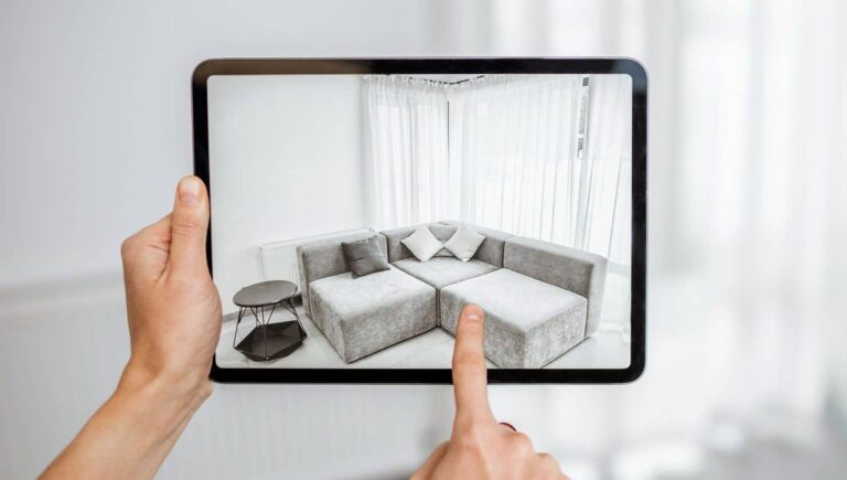 Using augmented reality to design interior