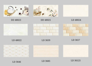 Bảng màu gạch ốp tông màu be vàng nhẹ nhàng