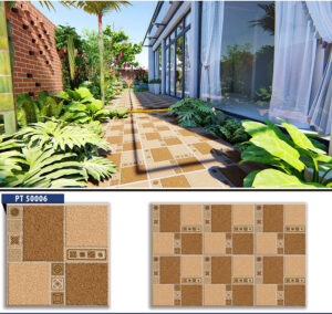 Những đường nét vuông vức nhưng không hề cứng nhắc của mẫu gạch CMC Tiles mã PT-50006