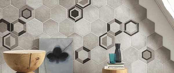 50 mẫu gạch lục giác ốp bếp theo phân loại - màu sắc & họa tiết 33 Một chút phối màu cũng có thể biến gạch tông trầm trở nên lạ mắt và thu hút hơn