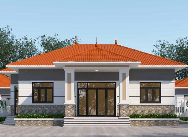 49 mẫu gạch ốp móng nhà BỀN BỈ - KHÔNG PHAI MÀU theo năm tháng  43 Gạch thẻ ốp tường phối màu nâu, vàng, kem là sự lựa chọn lý tưởng cho các tín đồ phong cách cổ điển