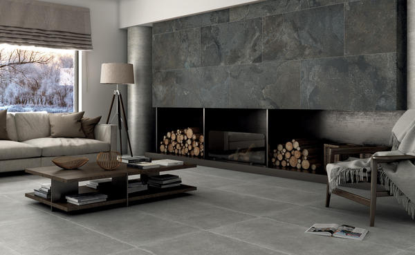 Chọn gạch lát nền có kích thước tương xứng với gạch ốp tường nhằm tạo sự cân đối cho không gian