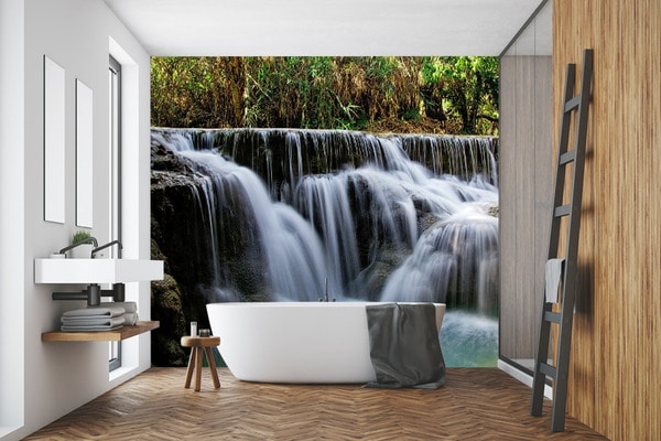 Đem phong cảnh thiên nhiên vào không gian sống của bạn với gạch ốp phòng tắm đẹp 3D