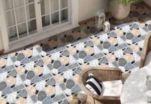Gạch hoa văn Mosaic – điểm nhấn nghệ thuật cho sân vườn