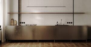 Vì Sao Nên Dùng Gạch Ốp Tường Bếp? Gợi Ý 20+ Mẫu Gạch Hot Nhất 2025 6 gach mosaic hinh vuong op bep