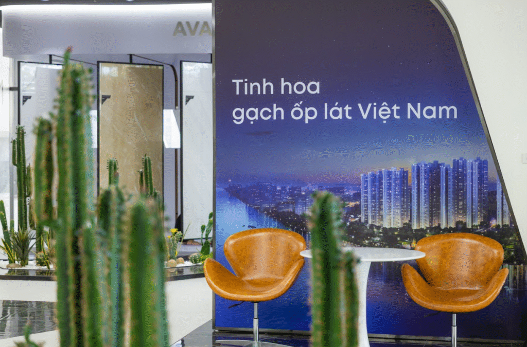 Gạch lát nền 60x120: Kích thước lý tưởng cho không gian hiện đại 14 showroom cmc