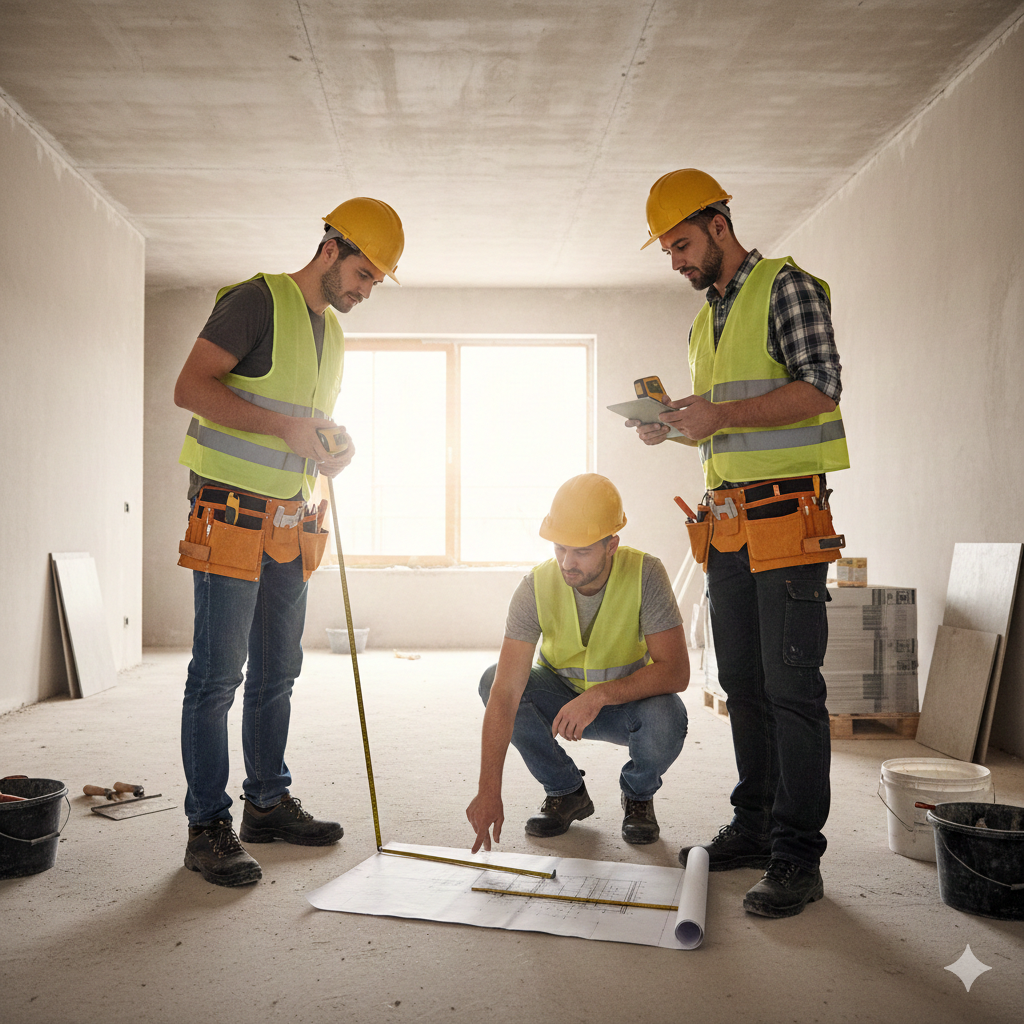 Tính toán kích thước gạch ốp lát phù hợp với diện tích không gian