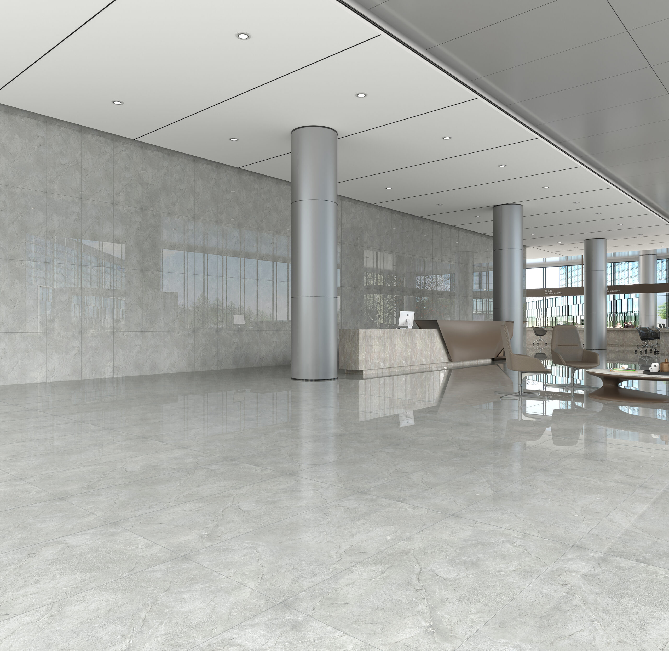 Gạch 60x120cm màu xám đẳng cấp sang trọng RPD612004 S5 từ CMC Tiles