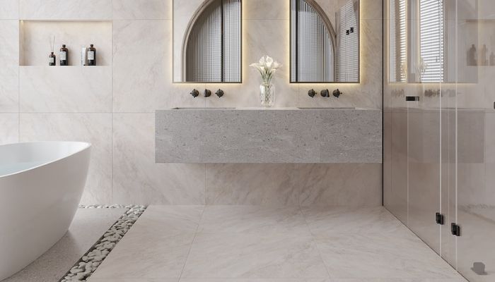 Bai 71 Hinh 5 Gach kich thuoc 60x120 ung dung vao phong tam co dien tich lon giup giam duong ron tao ve dep sang trong